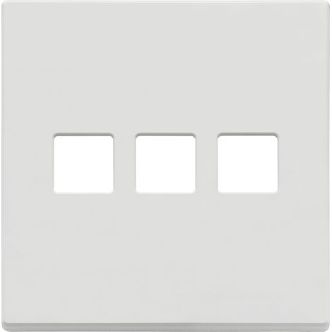 VIMAR - 22685.3.01 Plaque plate 3Mx3 BS, blanc mat