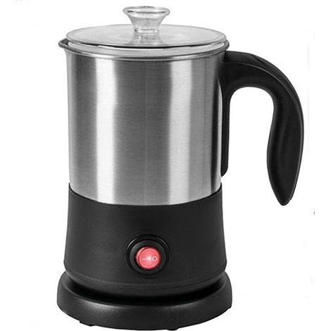Montalatte elettrico per cappuccino fast cappuccinatore spegnimento automatico 550w da casa cucina bar pub ristoranti 400ml (1/4)