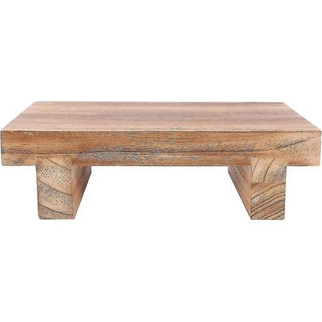 Holzhocker für Erwachsene, Hocker für hohe Betten, Küche, Badezimmer, Kleiderschrank, große Holzstufe.