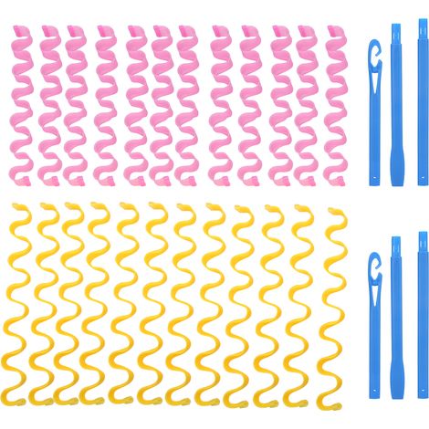 Rouleaux à Cheveux sans Chaleur - Set de Bigoudis pour Ondulations Naturelles (1/5)