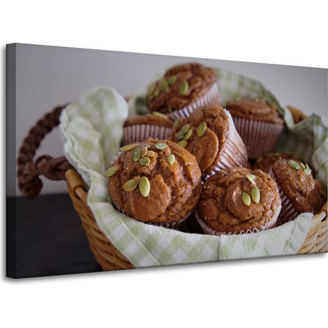 Lienzo impreso Cocina Cupcakes Dulces 100x60