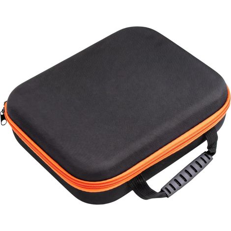 Petit sac à outils portable rigide en EVA noir 27 cm/33 cm Kit d'outils avec sangle de suspension et fermeture éclair Matériel Accessoires de rangement portable (1/5)