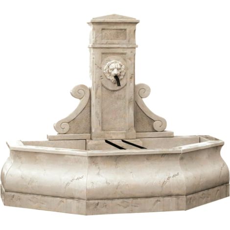 Fontaine de Jardin en Pierre Fontainebleau (1/4)