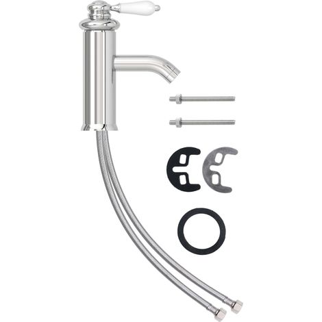 Robinet de lavabo de salle de bain Finition chromée 130x180 mm