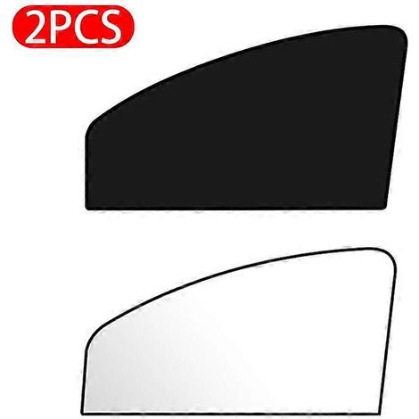 SEAMETAL Lot de 2 pare-soleil de voiture, tissu occultant, rideaux magnétiques, visières de protection solaire pour vitres latérales, protection estivale, accessoires auto avant (2 pièces). (1/5)