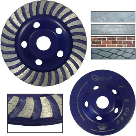 Disque abrasif diamant 125mm turbo geko(20)