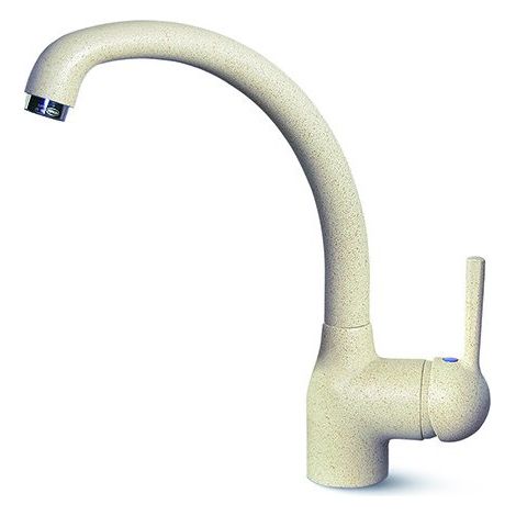 Rubinetto Miscelatore Cucina Elleci Po Granitek Bianco Antico MGKPO62