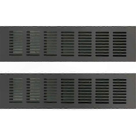 Rechteckiges Lüftungsgitter 80 x 300 mm, Luftauslass für Zuhause und Büro, effiziente Luftstromabdeckung (1/5)