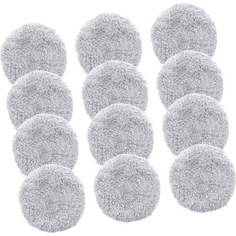 Lot de 12 lingettes de rechange pour robot lave-vitres, chiffon doux pour portes vitrées, accessoires universels pour nettoyeur de vitres (1/5)