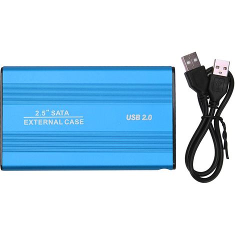 2,5-Zoll-Festplatte (blau), 320 GB, USB 2.0, tragbar und leicht für PC, Laptop und Reisen