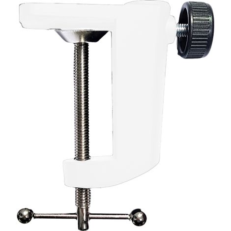 Pince en I en alliage d'aluminium, support cantilever, pied de lampe de bureau, base métallique, pince de fixation pour bureau (1/5)