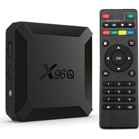 boitier IPTV, Lecteur Multimédia de Diffusion en continu Smart Android 10.0, 2GO RAM 16GO ROM, boitier IPTV, WiFi, avec Allwinner H313, Prend en Charge 4K HD avec chipset Quad-Core, H256 (1/5)