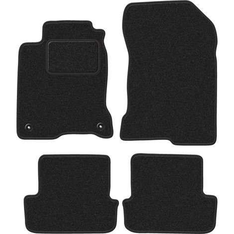 Alfombrillas de terciopelo para coche: Renault Laguna III coupé (2007-2015) antracita (1/5)