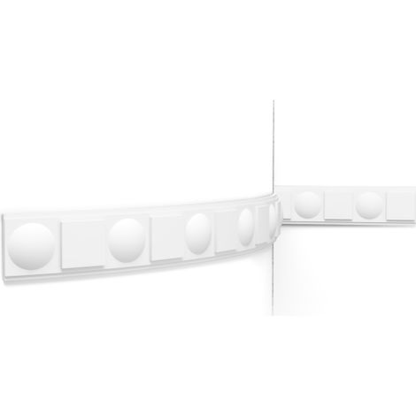 P9902F Flexible Cimaise murale Orac Decor - 7x1,5x200cm (h x p x L) - moulure décorative polyuréthane (1/3)