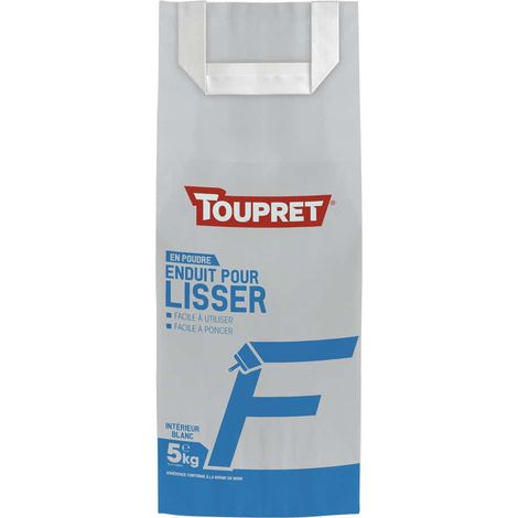 ENDUIT POUR LISSER POUDRE F CHANTIER TOUPRET 5KG BCELIS05