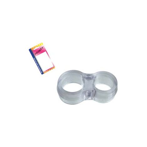 PARACOLPI ANTIURTO DOPPIO PER MANIGLIA IN BLISTER- - mm.47x25, in bl.4 pz. - 12 blister