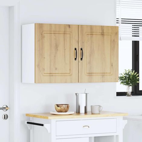 Küchen-Hängeschränke 2 Stk. Kalmar Artisan-Eiche Holzwerkstoff