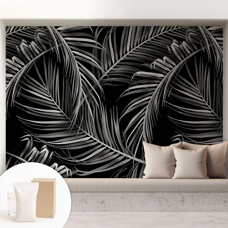 Papier peint intissé avec imprimé pour décoration intérieure pour rénovation a motif - Colle incluse gratuite Motif exotique 208x146 cm (1/5)
