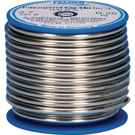Felder Cu-Rotin 3 metal estaño para soldar sin plomo
