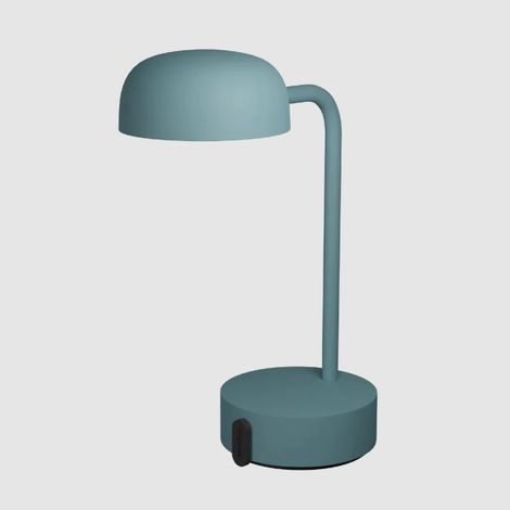 Lampe de bureau rechargeable - Kooduu - Fokus Smokey Teal (1/4)