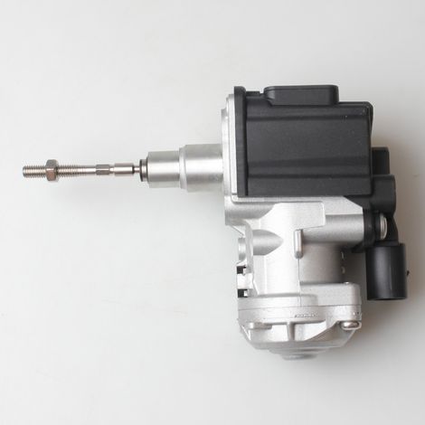 Die Referenznummern 06L145612M (kurzer Hebel) und 06L145725N sind für elektronische Turbolader-Stellmotoren von Audi und Volkswagen geeignet. (1/4)