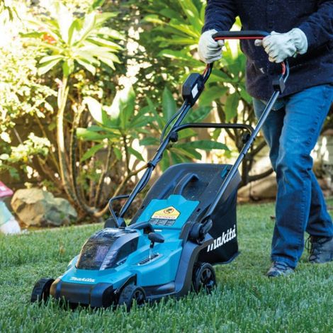 Makita – Tondeuse sans batterie – Largeur de coupe 33 cm – Bac de ramassage 30L – Technologie XPT pour conditions difficiles - DLM330Z — vue 2