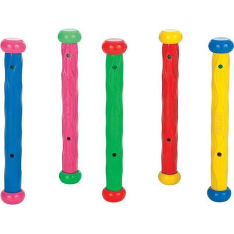 Jeux batons de Piscine - Intex - Lot de 5 couleurs - Souple - Mixte - A partir de 6 ans (1/2)