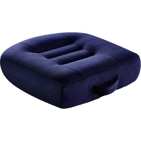 1 coussin rehausseur de voiture - Bleu marine rigide (grande taille)