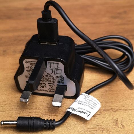 1.5m Black USB Adaptor Plug for Christmas SnowSwirl Decorations (1/5)