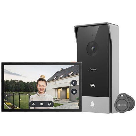EZVIZ HP5 sistema per video-citofono 17,8 cm (7") Nero, Argento