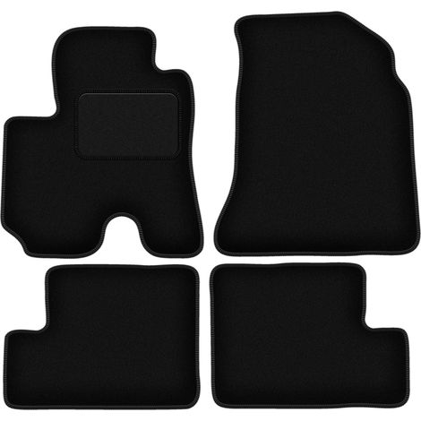 Tapis en velours noir pour : Toyota RAV4 II FL 5 portes (2003-2005) (1/5)