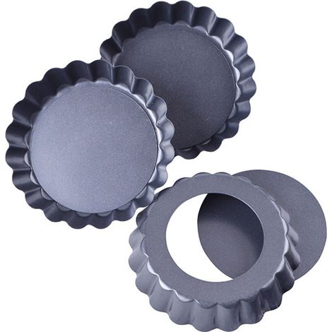 Moule à charnière antiadhésif de 7,5 cm pour mini-gâteaux et tartelettes, compact et pratique – (1/5)