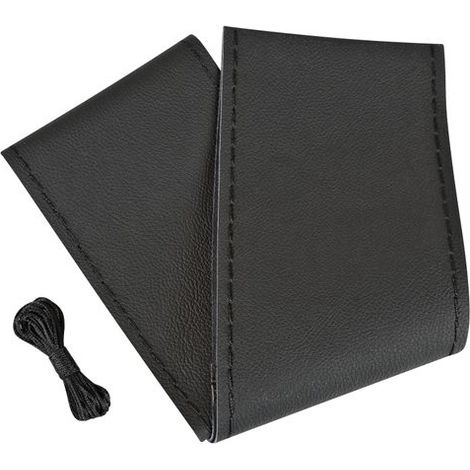 Standard, coprivolante in pelle - L - Ø 37/39 cm - Nero