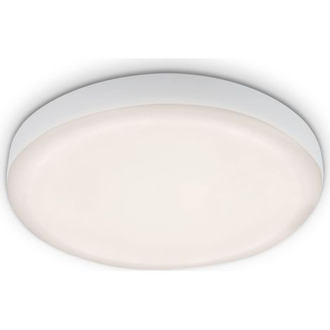 Lampe LED à encastrer pour salle de bains sans cadre, spot LED à encastrer pour salle de bains, IP44, température de couleur blanc neutre, 6W, 700 lm, 100 mm, blanc, 7062-416