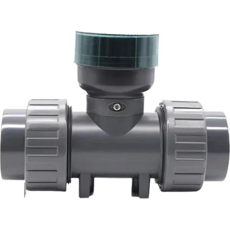 Débitmètre d'eau numérique en PVC, avec écran LCD, Sortie RS485, capteur de Tuyau résistant aux acides et aux alcalins, for l'irrigation(ZJPVC-LCD-DN40) (1/3)