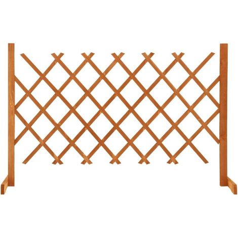 vidaXL Clture en treillis de jardin Orange 120x90 cm Bois de sapin (1/5)