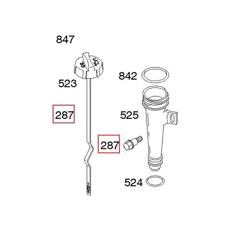 Vite originale motore rasaerba tagliaerba tosaerba BRIGGS & STRATTON 691002