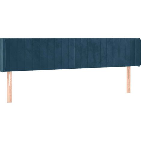 Maison Exclusive - Cabecero de terciopelo azul oscuro 183x16x78/8 (1/5)