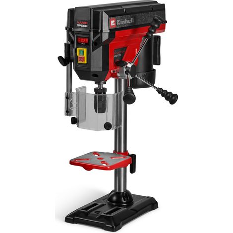 Einhell Säulenbohrmaschine TE-BD 550 E (550 Watt, stufen-/werkzeuglose Drehzahlregulierung, LCD-Anzeige, Qualitäts-Schnellspannbohrfutter, einstellbarer Tiefenanschlag) (1/5)