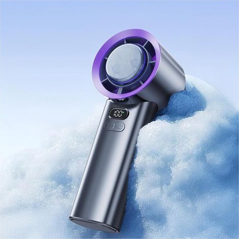Mini ventilateur de voyage portable - Ventilateur de poche - Rechargeable par USB avec fonction turbo - Ventilateur portatif pour se rafraîchir (1/5)