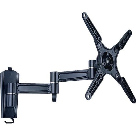 TECHLY Supporto a Muro per TV LED LCD 13 - 37'' Inclinabile 3 Snodi Nero (1/5)