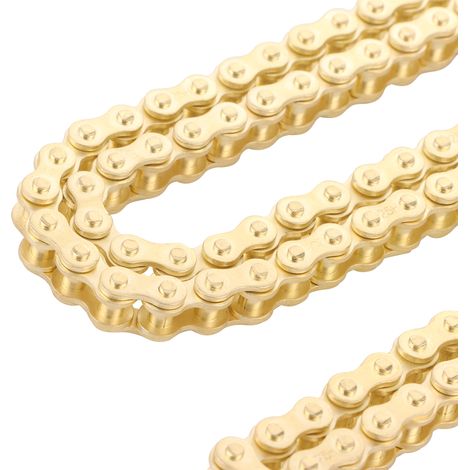 Motorcycle off-road vehicle parts replacement chain - small off-road gold replacement chain 25H-138 links