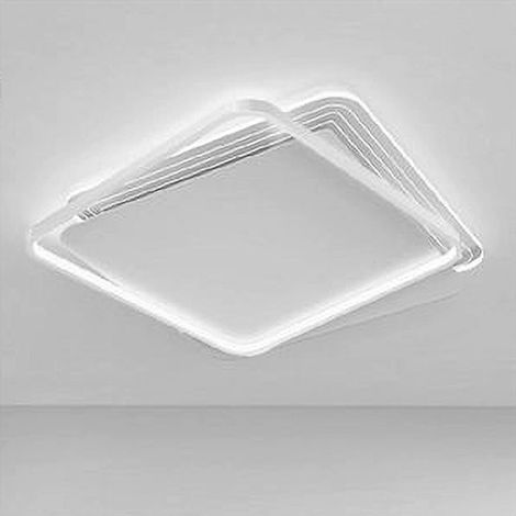 TrAdE Shop Traesio - Plafoniera Led 35w Quadrata Bianco Lampadario Soffitto Moderno Luce Fredda 70708 - (1/2)