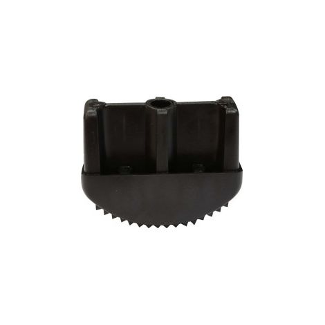 Contera/Tapón terminal EDM 75098 75093 Negro PVC 64 x 25 mm Escalera (2 Unidades)
