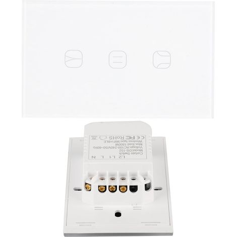 Interrupteur intelligent Wi-Fi, télécommande vocale pour rideaux, compatible avec Alexa/Google Home (1/5)