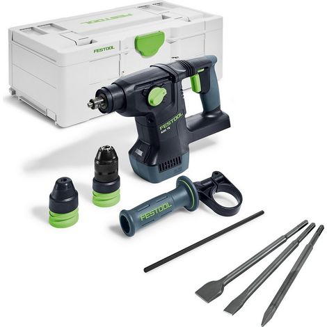 Festool Akku Kombihammer KHC 18 EB-Basic 577447 + Müllner Meißelsatz 230mm 3tlg (1/5)