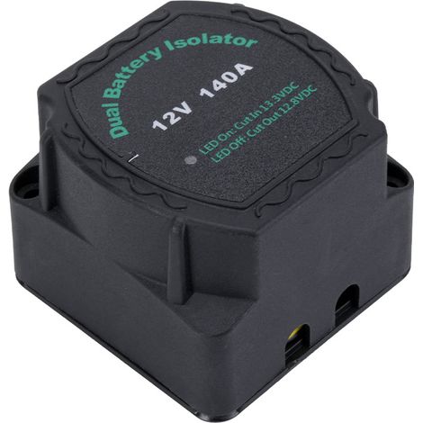 Isolateur de batterie double 12 V 140 A pour voitures et yachts, contrôleur de batterie intelligent, relais de conversion VSR (1/4)