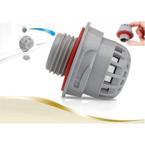 Écran anti-débris à visser compatible avec les jacuzzis Bestway Lay Z Spa SaluSpa Coleman (1/5)