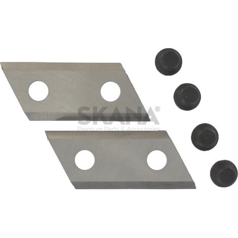 SET 2 LAME TRITURATORE REVERSIBILI RYOBI RSH2400R RIF 1301071A COMPATIBILI