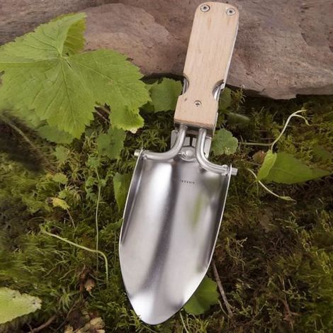 Pelle de Jardinage Multifonctions - Kikkerland - Outil de jardinage - Vert - 5 outils en 1